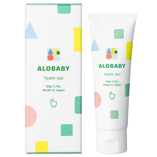 🍊 ALOBABY Baby Tooth Gel | 50g | Orange Flavor | Fluoride-Free | 100% Food-Grade Natural Ingredients | Made in Japan 🇯🇵