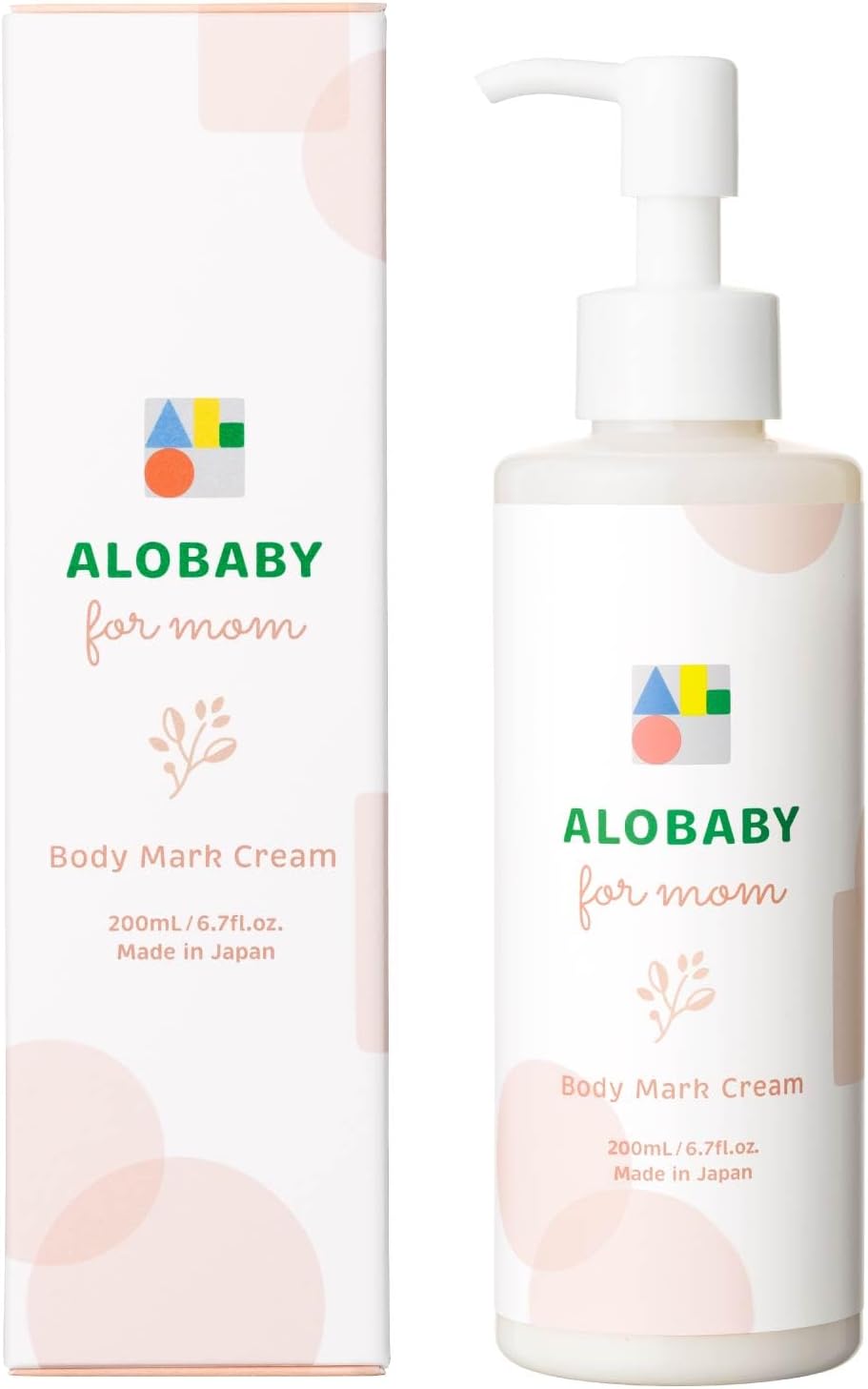 Alobaby Formal Body Mark Cream, Moisturizing Cream for Pregnant Women, Organic Additive-Free (6.8 fl oz (200 ml) (x 1))