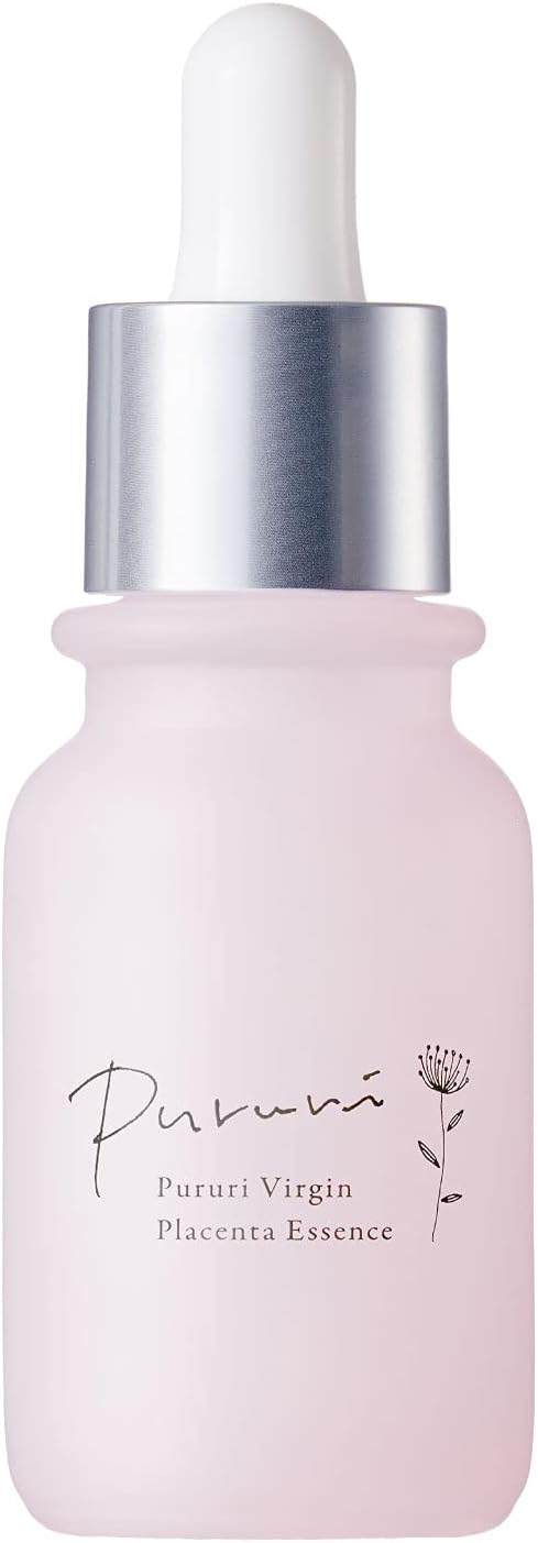 🌸【PURURI Placenta Essence Serum | 25ml | High-Concentration Virgin Placenta | Anti-Aging & Hydrating Booster | Made in Japan】