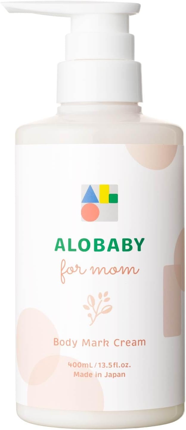 Allobaby Foam Body Mark Cream, Big 13.5 fl oz (400 ml), Pregnancy Line Care, Organic Additive-Free