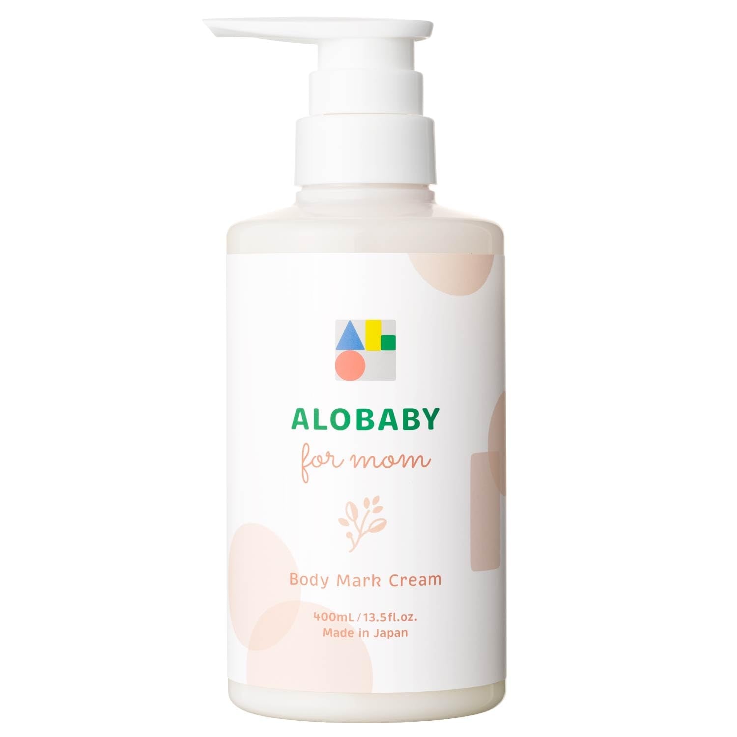 Allobaby Foam Body Mark Cream, Big 13.5 fl oz (400 ml), Pregnancy Line Care, Organic Additive-Free