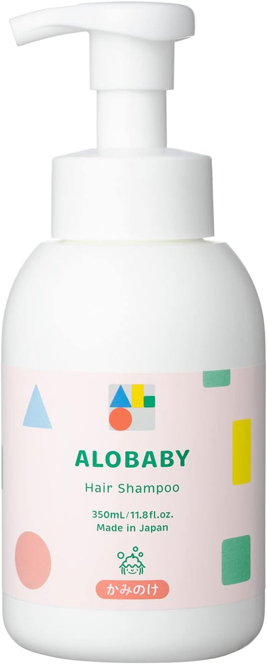 🫧 ALOBABY Baby Foam Shampoo | 350ml | Gentle Organic Cleanser for Baby's Sensitive Scalp | Mild Aroma | Made in Japan 🇯🇵