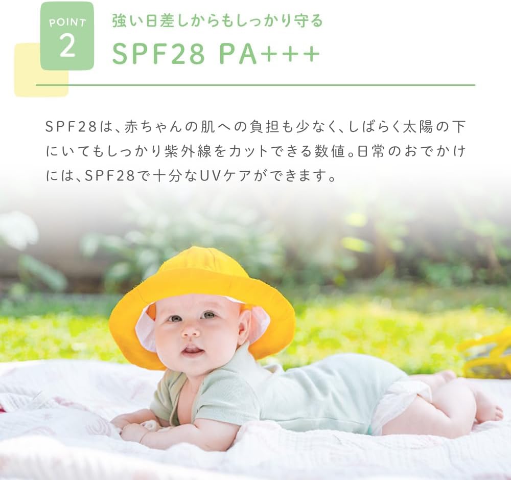 Allo Baby Sunscreen, All-in-One UV Milk, No Deet, No UV Absorbent, No Additives, Organic, Non-Chemical (1 Bottle)