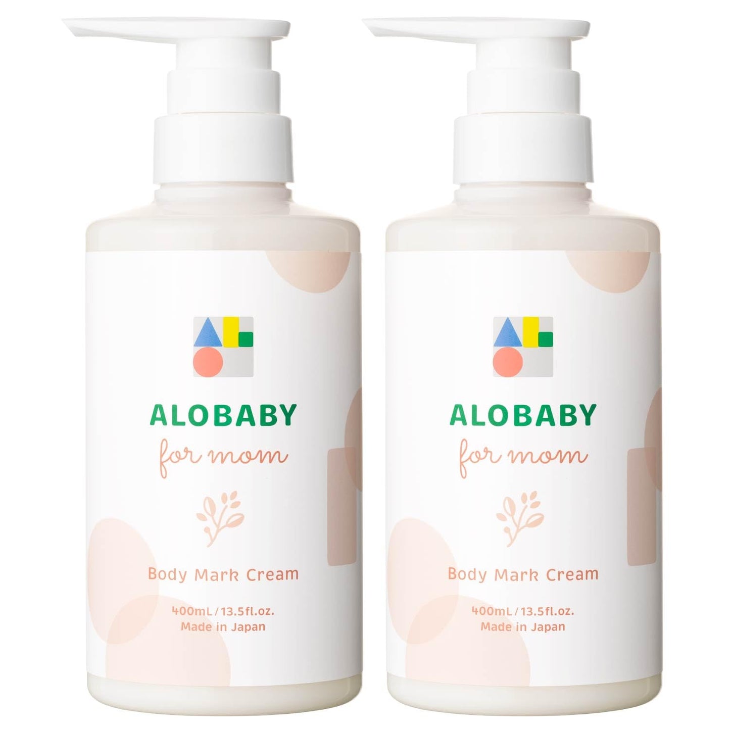 Allobaby Foam Body Mark Cream, Big 13.5 fl oz (400 ml), Pregnancy Line Care, Organic Additive-Free