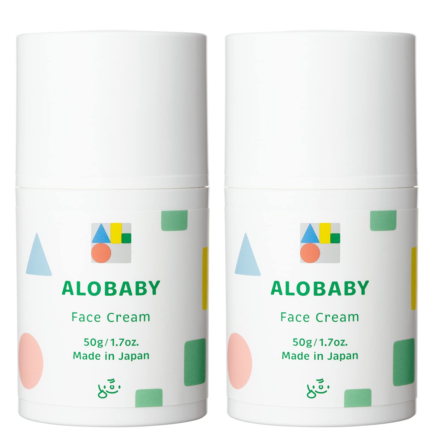 ALOBABY ALOBABY Face Cream, 1.8 oz (50 g), Fragrance-free, Additive-free, Organic, Baby Moisturizer, Face & Mouth Area (1 Piece)