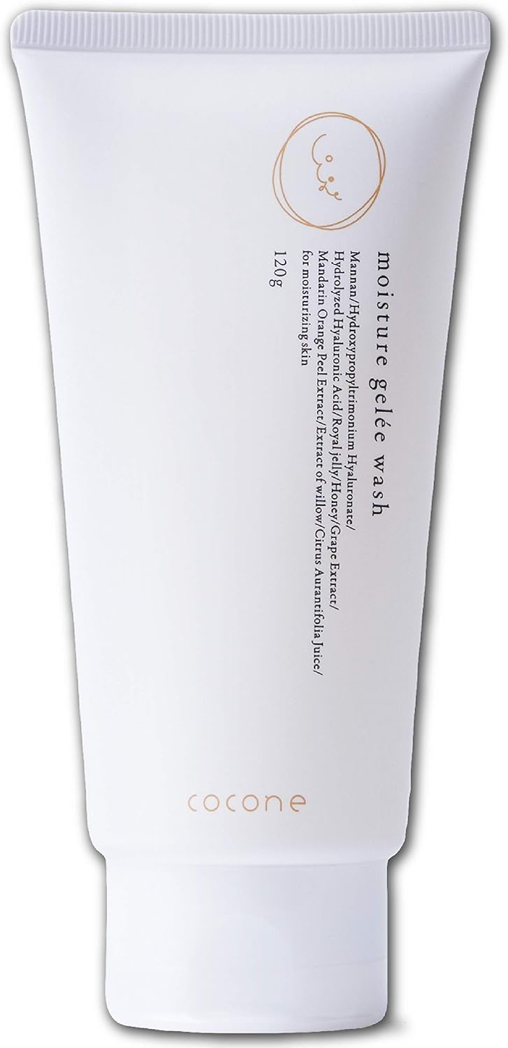 🌿 Cocone Moisture Jure Wash | Konjac Scrub Gel Face Cleanser | 120g