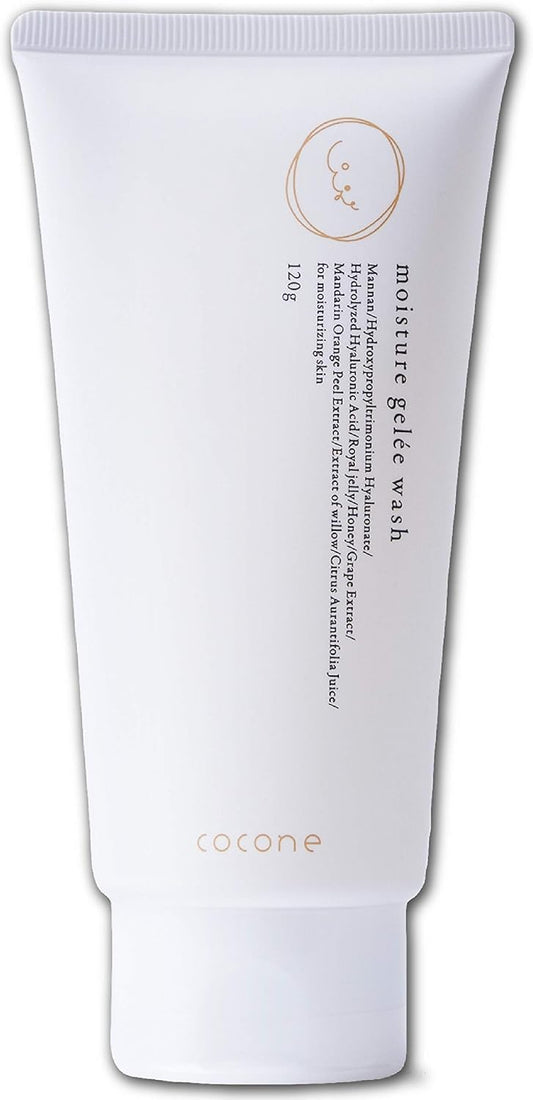 🌿 Cocone Moisture Jure Wash | Konjac Scrub Gel Face Cleanser | 120g