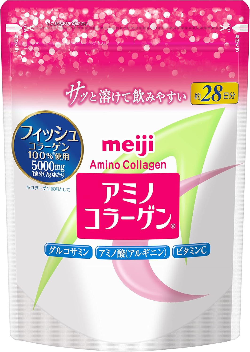 Amino Collagen, 28-day supply, 196g, Meiji [Official/Genuine]