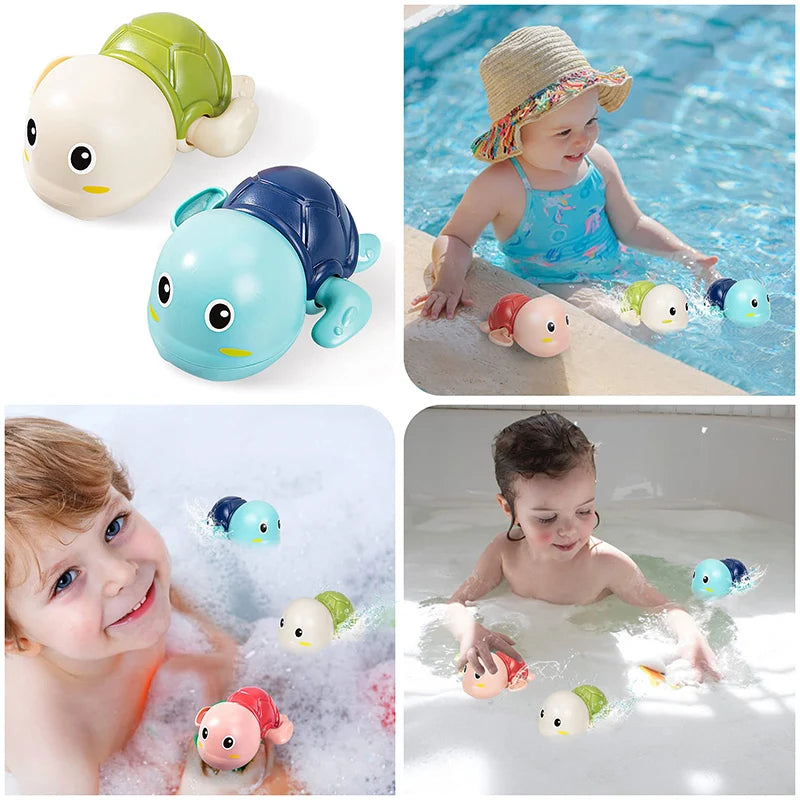 QWZ Baby Cartoon Monkey Classic Shower Bath Toy Animal Sprinkle Bathroom Swimming Bathing Shower Educational Toys For Kid Gift