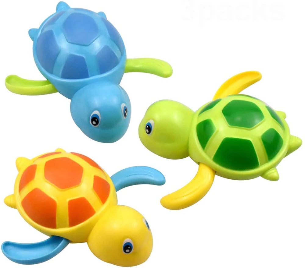 Cartoon Animals Children's Bathing Toy Infants Bathroom Bathing Comfort Toy Bathtubs Spring Up Toy Swimming Water Game Baby Gift