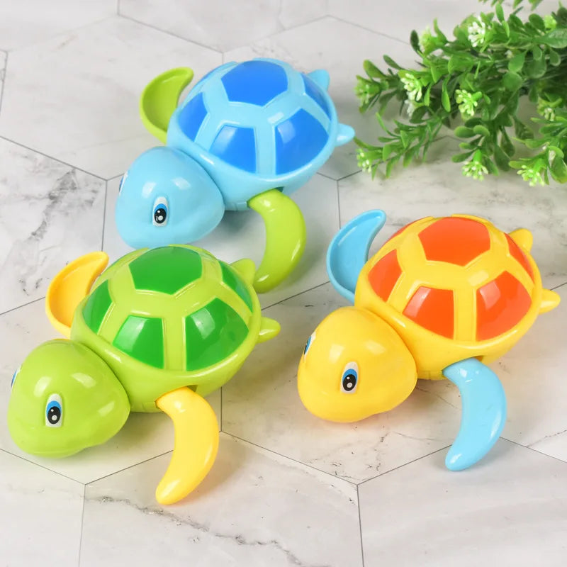 Cartoon Animals Children's Bathing Toy Infants Bathroom Bathing Comfort Toy Bathtubs Spring Up Toy Swimming Water Game Baby Gift
