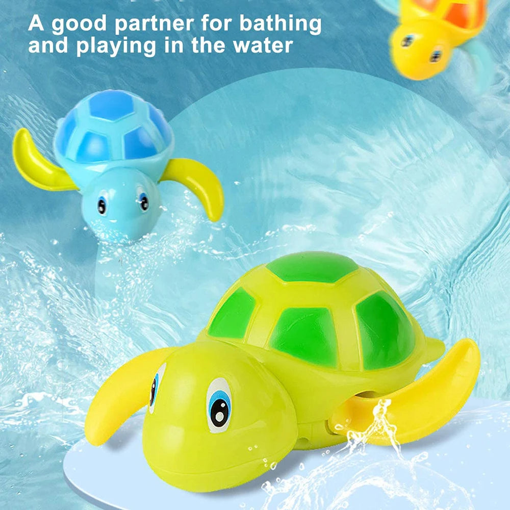 Cartoon Animals Children's Bathing Toy Infants Bathroom Bathing Comfort Toy Bathtubs Spring Up Toy Swimming Water Game Baby Gift