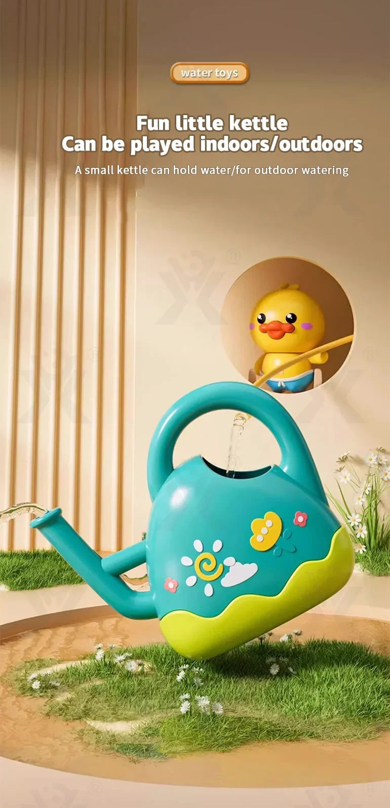 Baby Funny Water Game Bath Toy Sunflower Bathroom Shower Spray Water Bathroom Bathtub Toy Fun Water Spray Sprinkler
